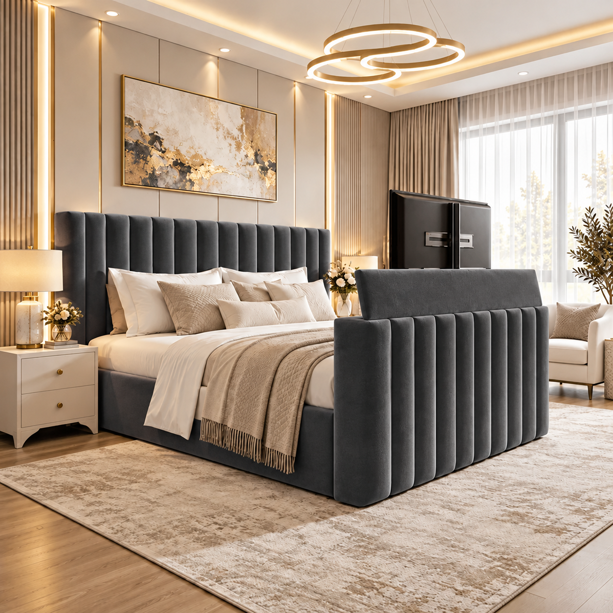 Veylora Luxury TV Bed Frame