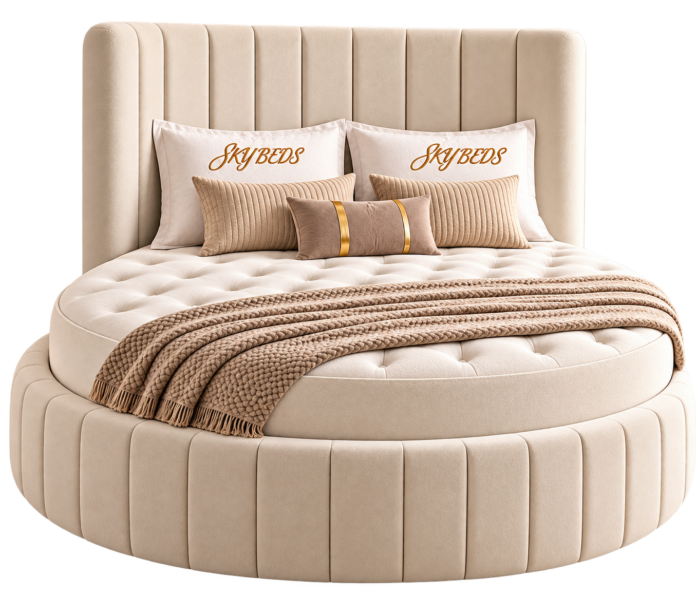 Bellagio Panel Round Bed