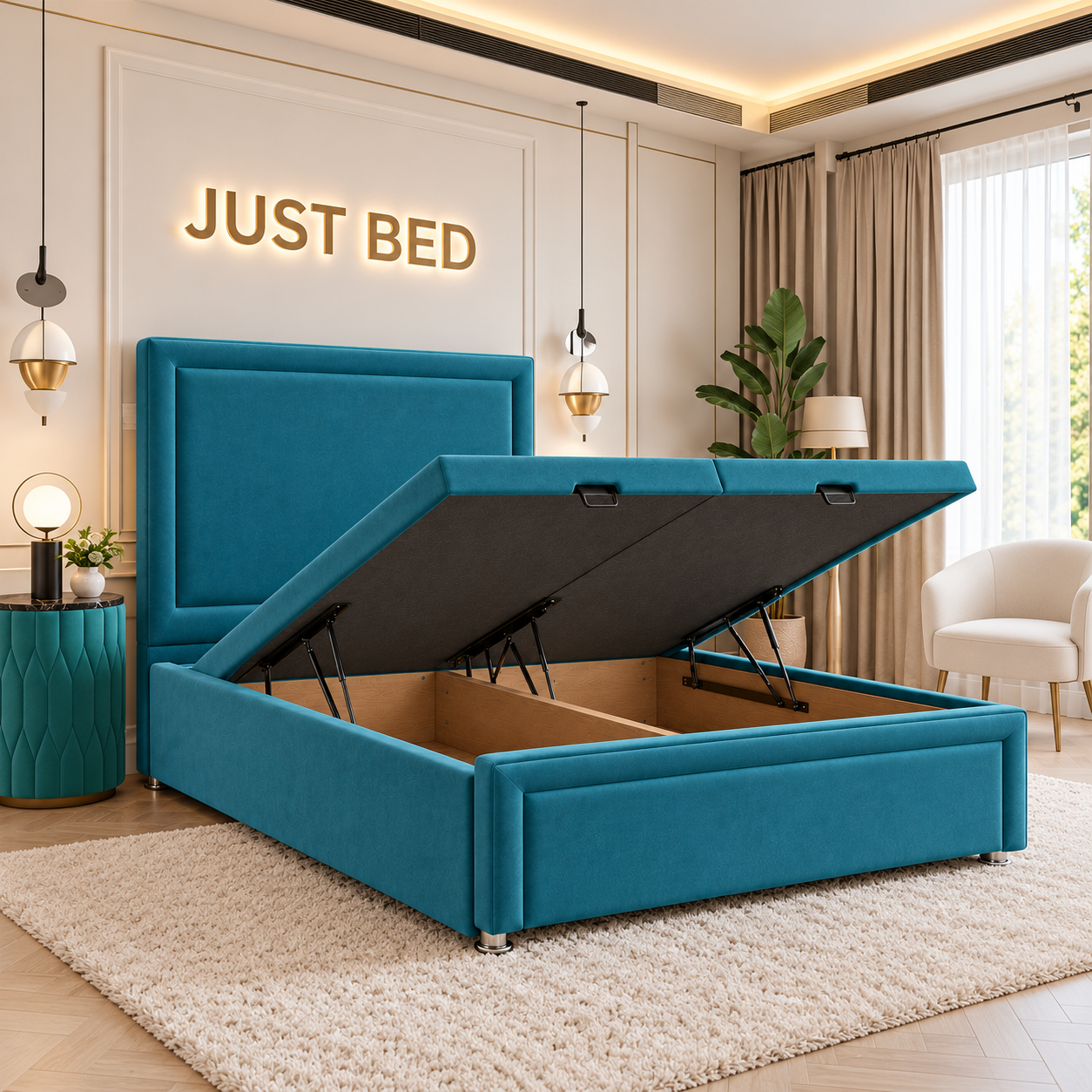 Norwood Framed Divan Ottoman Storage Bed Frame