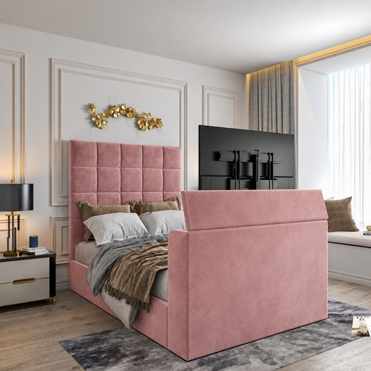 Vino TV Bed Frame