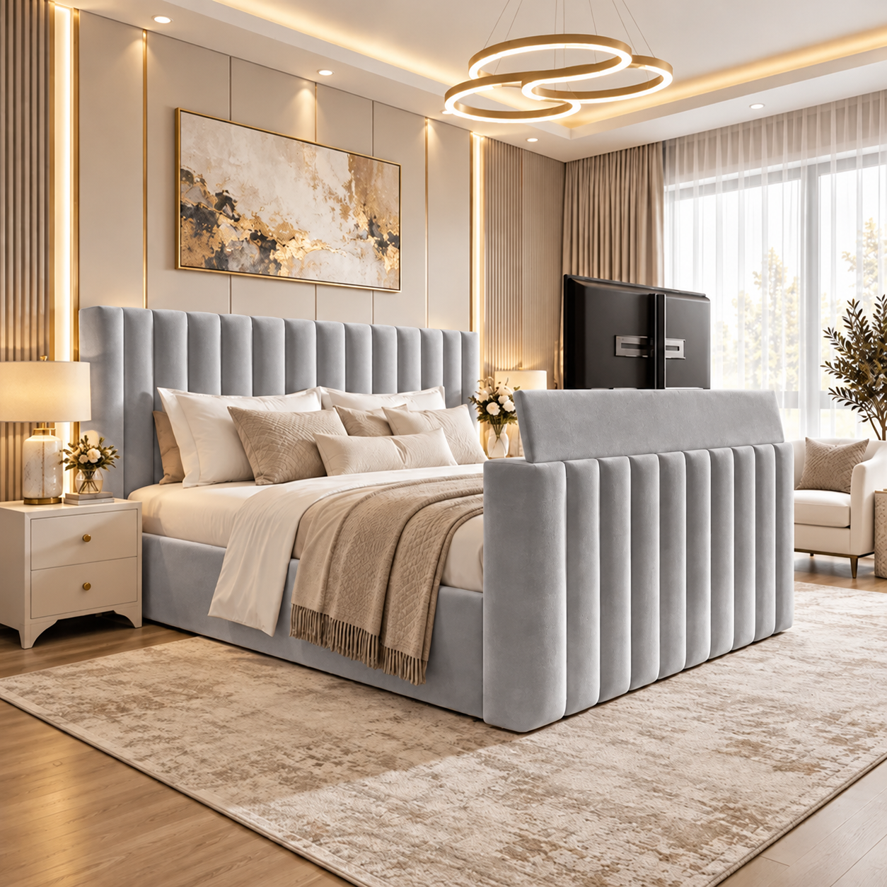 Veylora Luxury TV Bed Frame