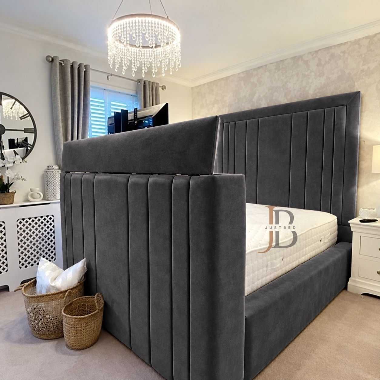 Wilton Linestyle TV Bed Frame