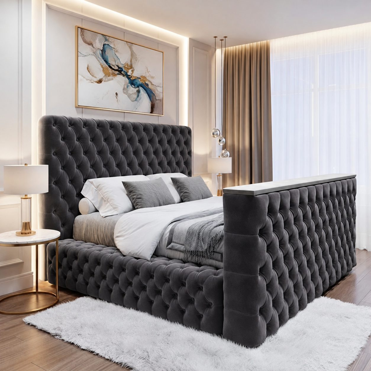 Herlem Ambassador TV Bed Frame