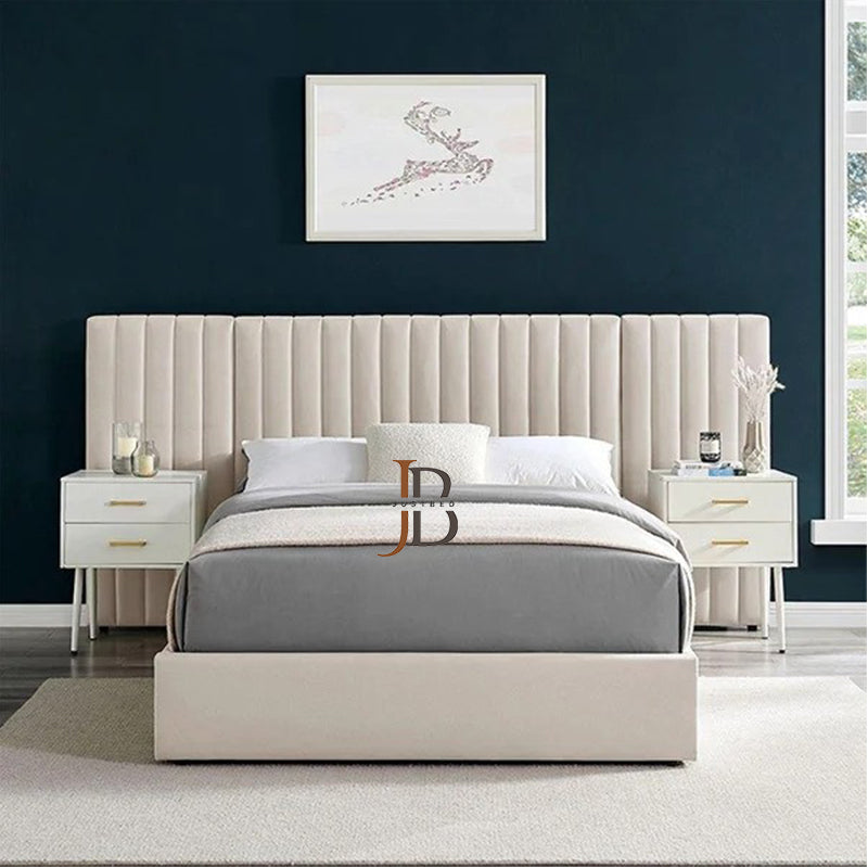 Bloom Linestyle Bed With Wide Headboard