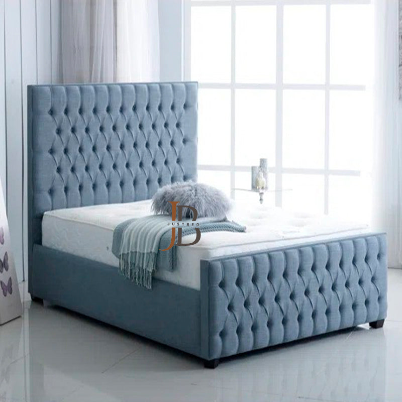 Luke Chesterfield Upholstered Bed Frame