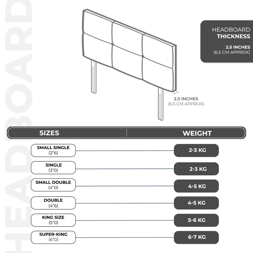 Indigo Plush Velvet Headboard for Divan Beds