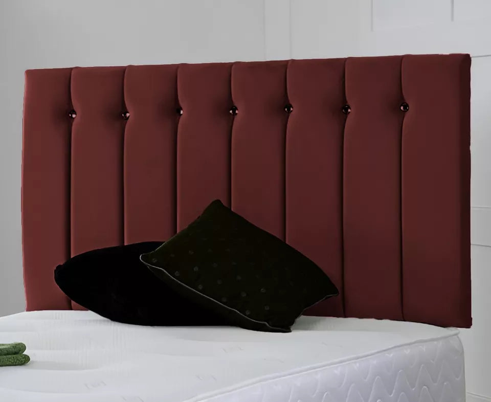 Sandal Push Velvet Headboard