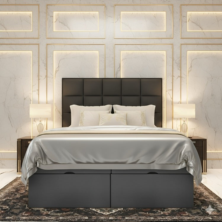 Emma Upholstered Divan Ottoman Bed Frame