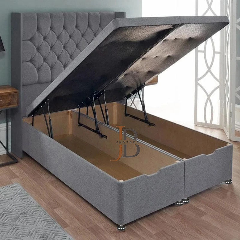 Chloe Wingback Divan Ottoman Bed Frame