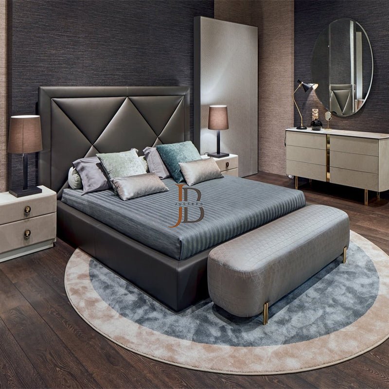 Anne Upholstered Stylish Bed Frame - JustBed