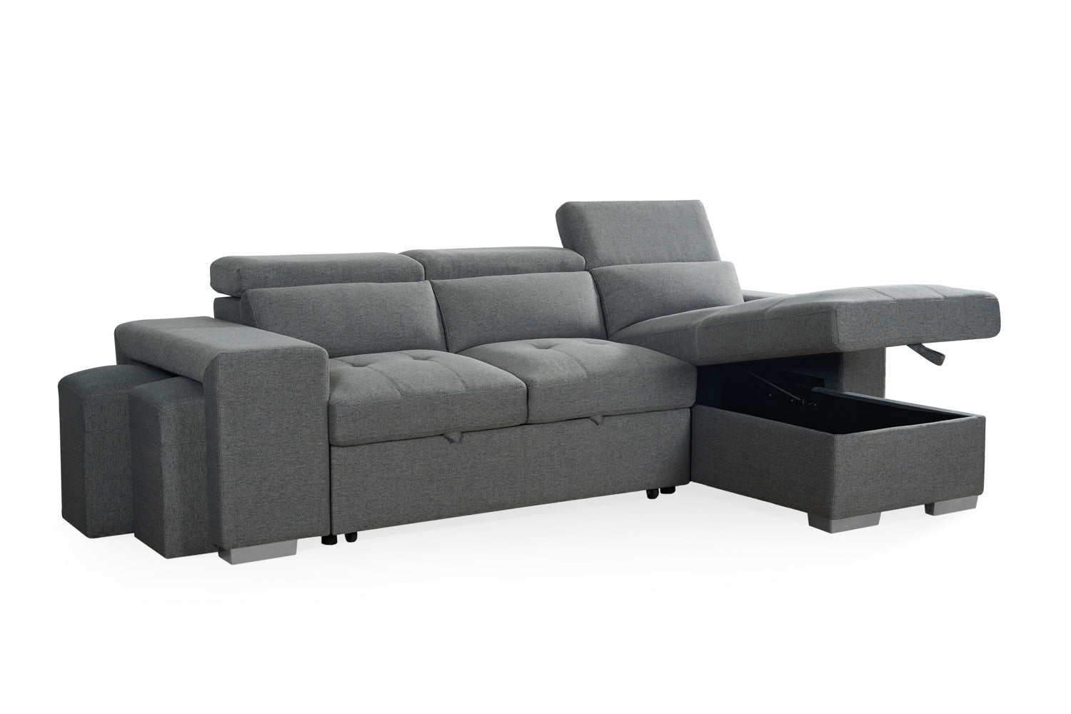 Artemis Universal Corner Sofabed In Grey