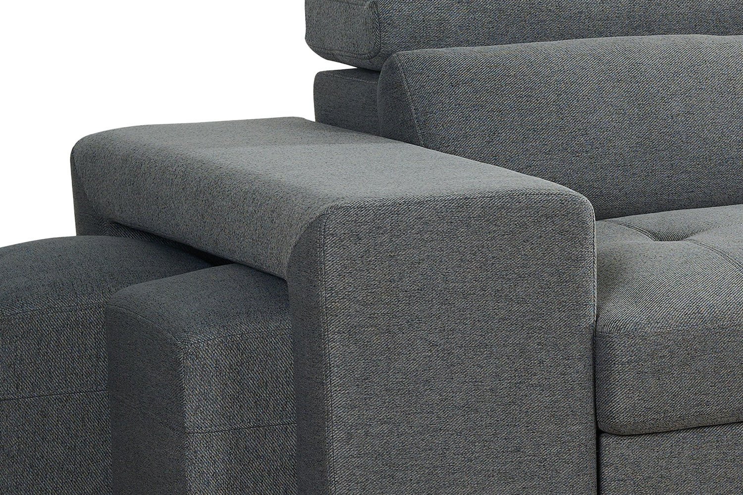 Artemis Universal Corner Sofabed In Grey - JustBed