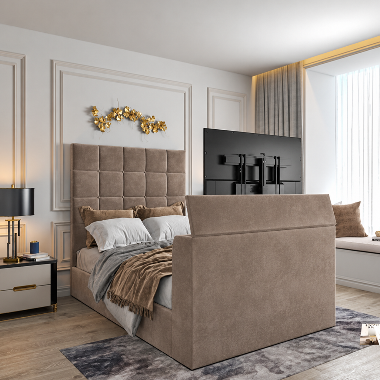 Vino TV Bed Frame