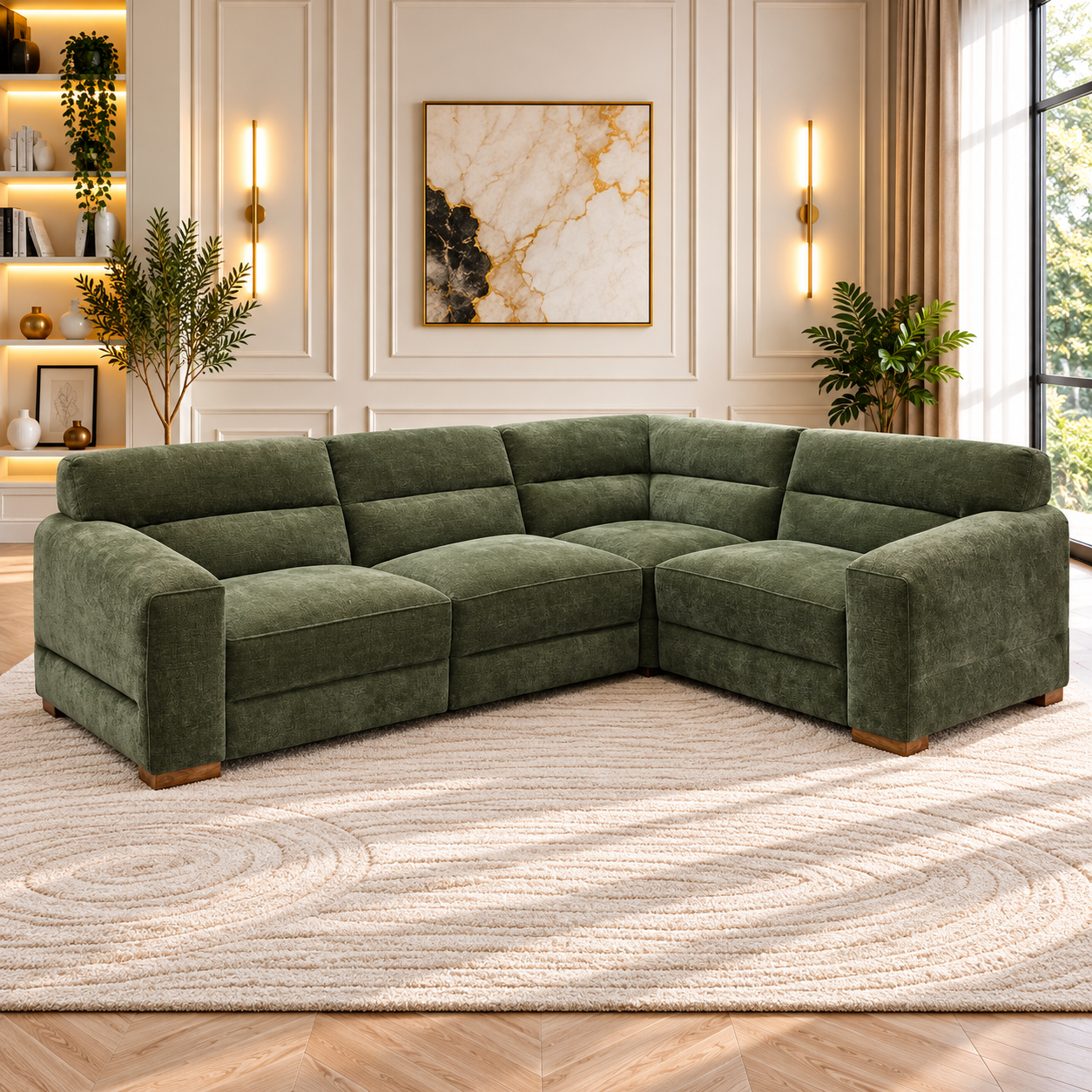 Chicago Universal Sofa Corner In Green