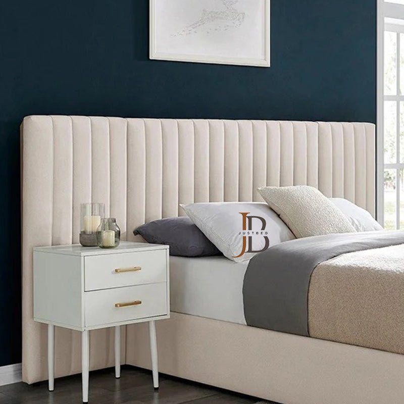 Bloom Linestyle Bed With Wide Headboard - JustBed