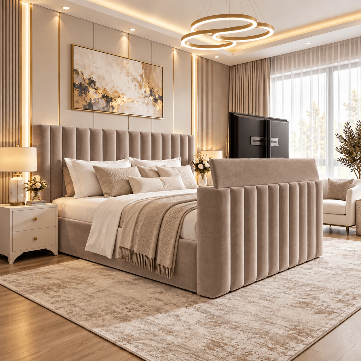 Veylora Luxury TV Bed Frame