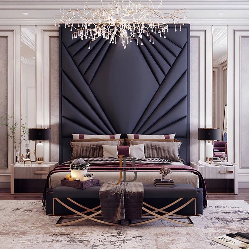 Dior Bed Frame With Tall Headboard - JustBed