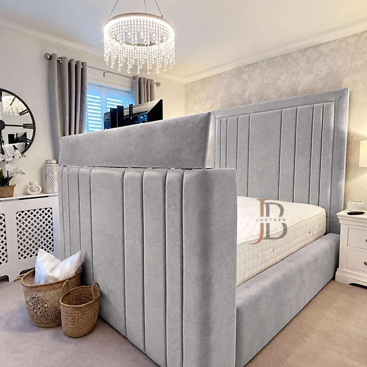 Wilton Linestyle TV Bed Frame