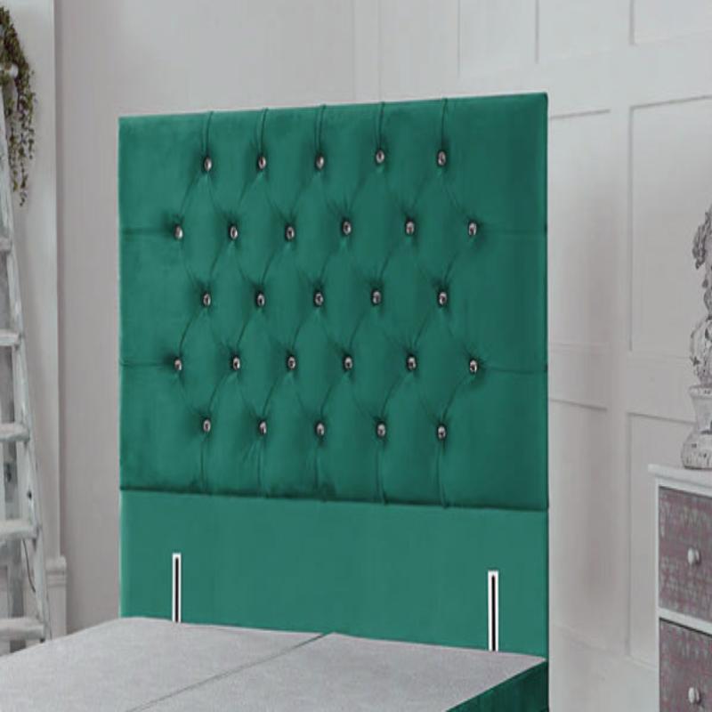 Elevate your bedroom's aesthetic with the luxurious 54" Aero floor-standing headboard - JustBed