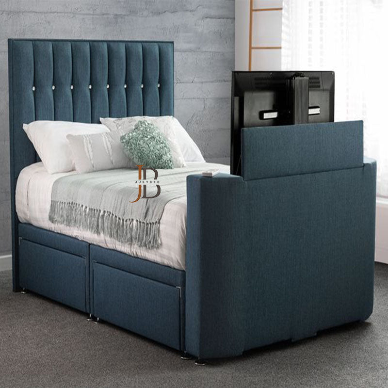 Empire TV Bed Frame With Storage - JustBed