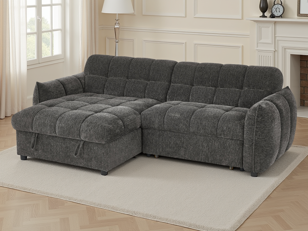 Franklin Universal Corner Sofabed In Grey