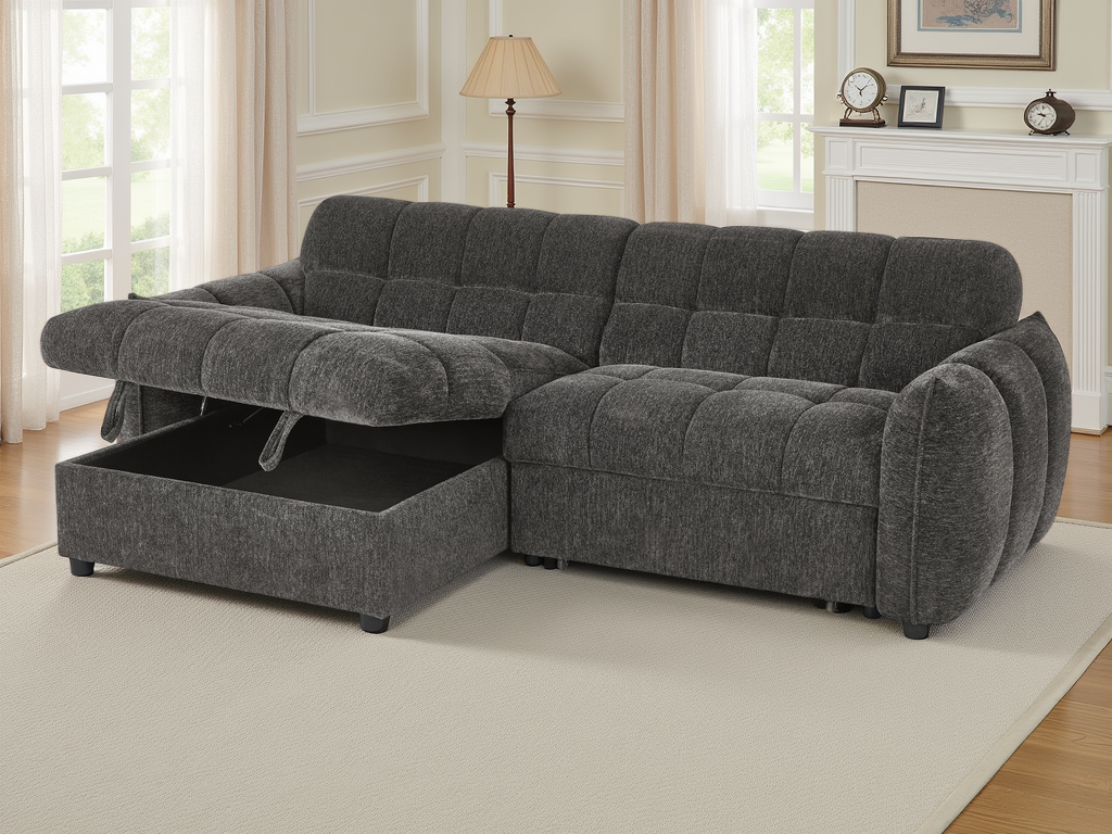 Florida Universal Corner Sofabed In Grey