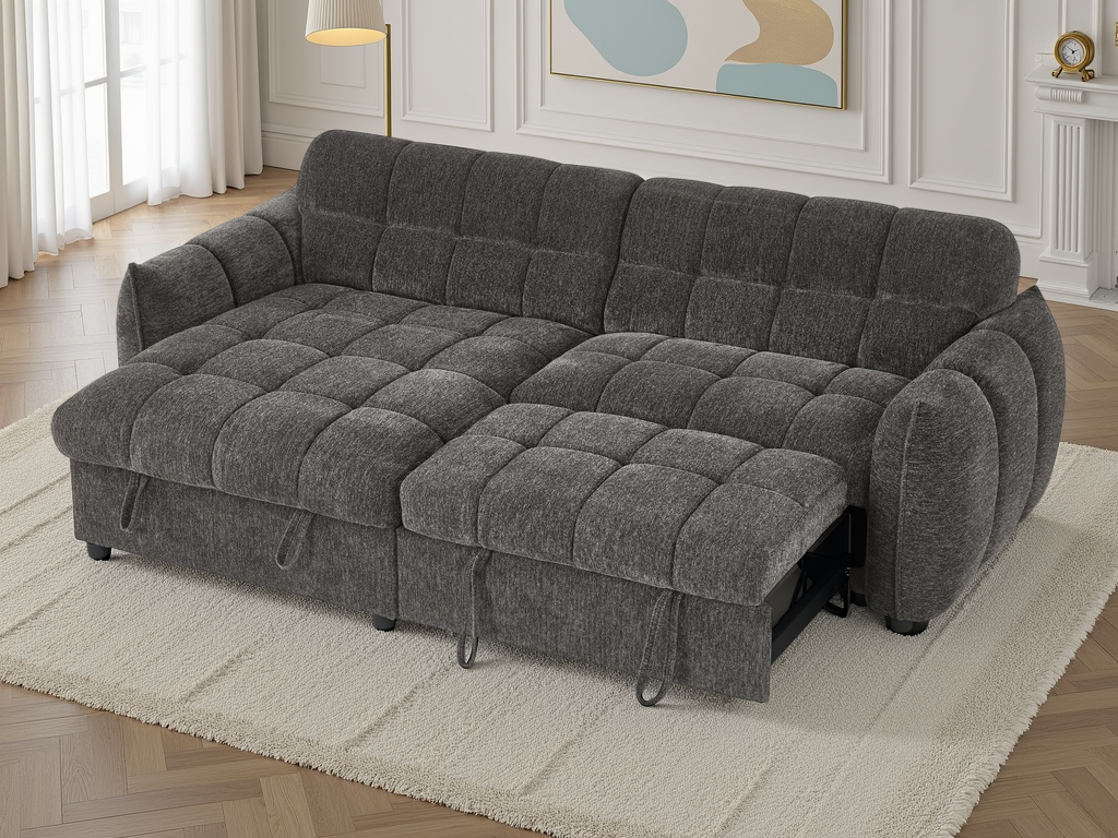 Franklin Universal Corner Sofabed In Grey