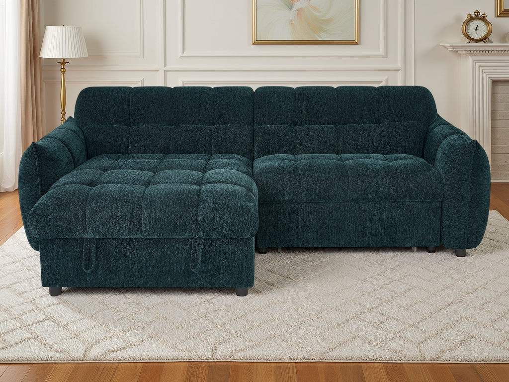 Florida Universal Corner Sofabed In Teal