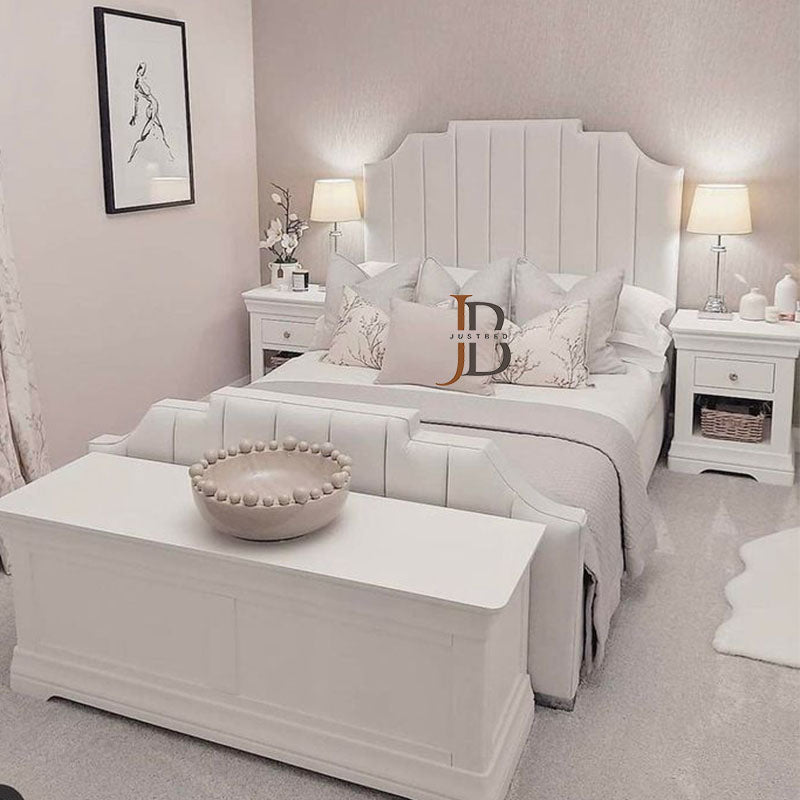 French Style Upholstered Bed Frame