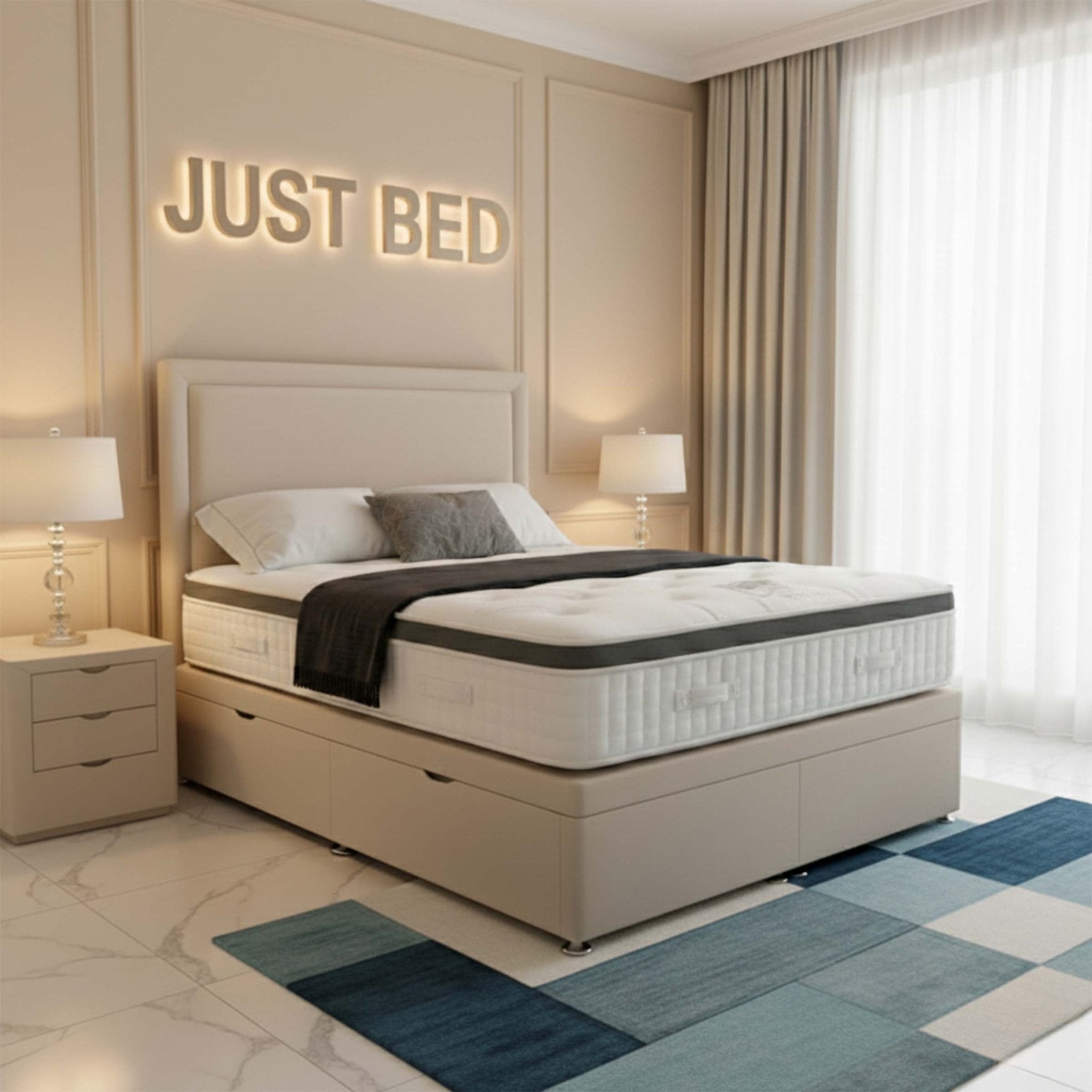 Fusion Divan Ottoman Bed Frame - JustBed