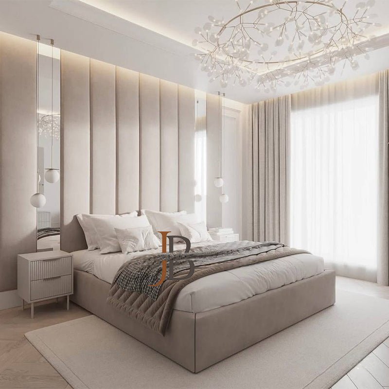 Hannah Bed Frame With High Panel Headboard - JustBed