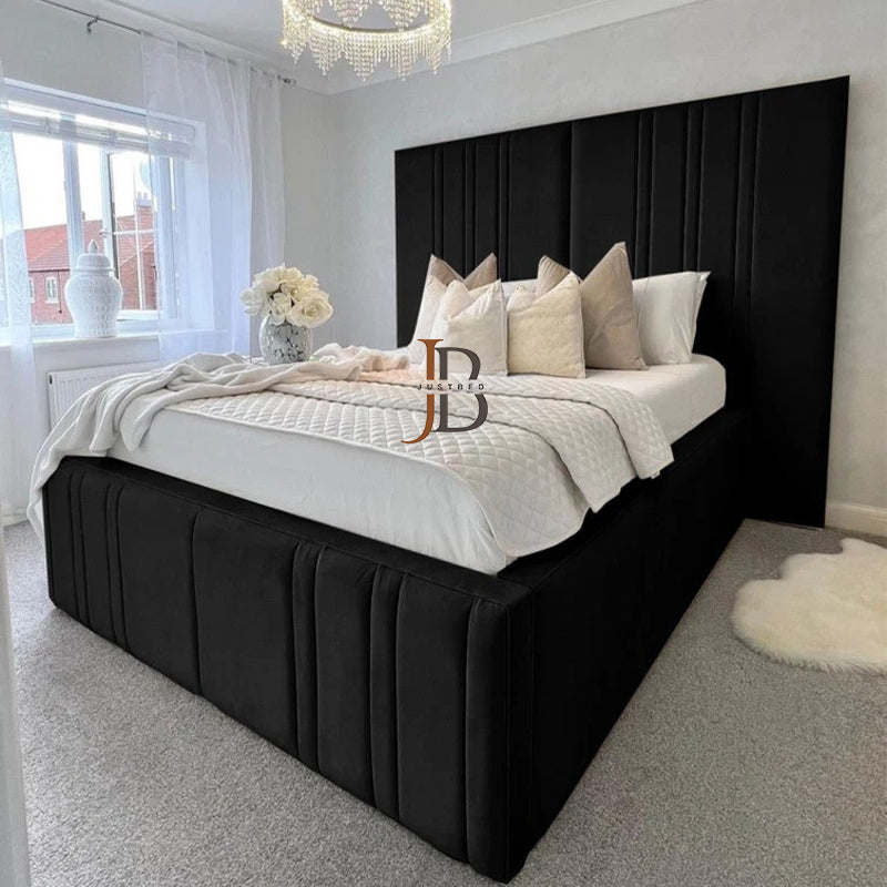 Sorreno Bed Frame With High Base and Headboard