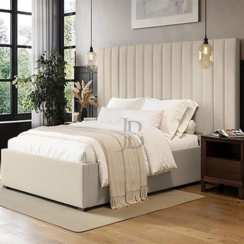 Theron Hotel Bed With Paneled Headboard