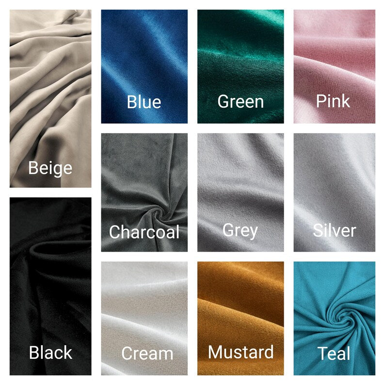 Jordi Divan Ottoman Bed Frame in Plush Velvet Fabric With Stylish Headboard