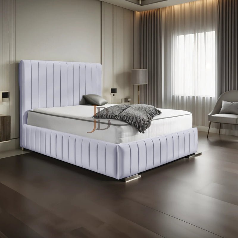 Isabella Panel Upholstered Bed Frame - JustBed
