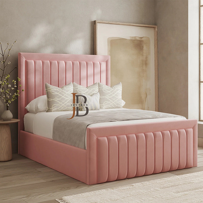 Leone Stylish Upholstered Bed Frame
