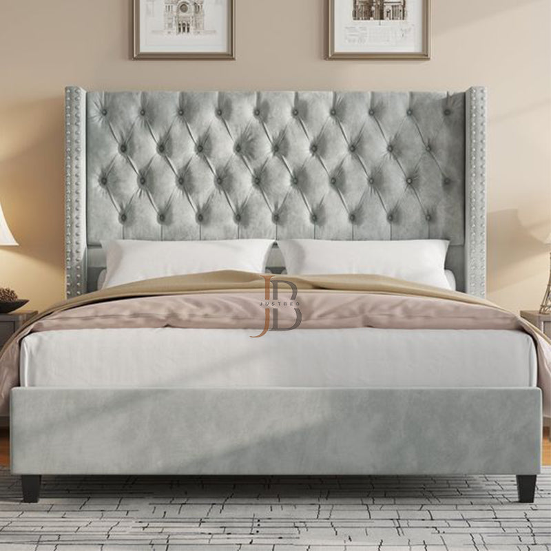 Lincon Wingback Chesterfield Bed Frame
