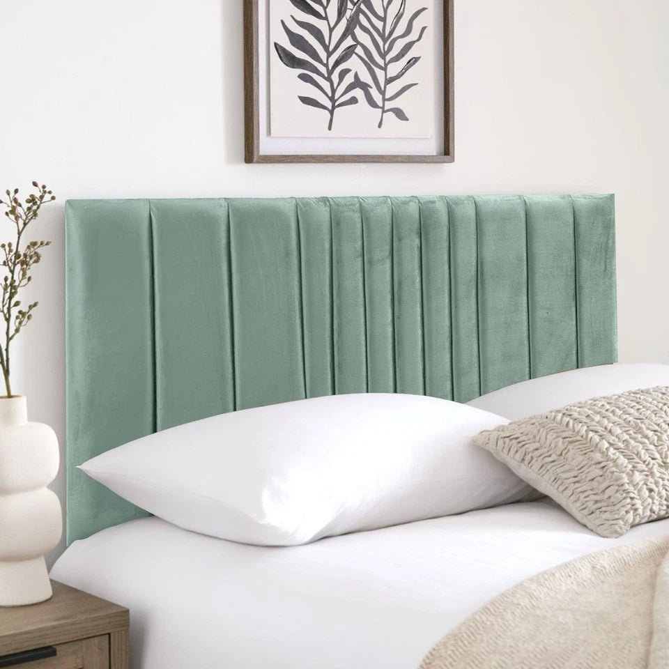 Manhattan Plush Velvet Headboard - JustBed