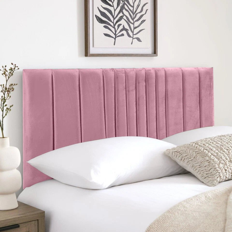 Manhattan Plush Velvet Headboard - JustBed