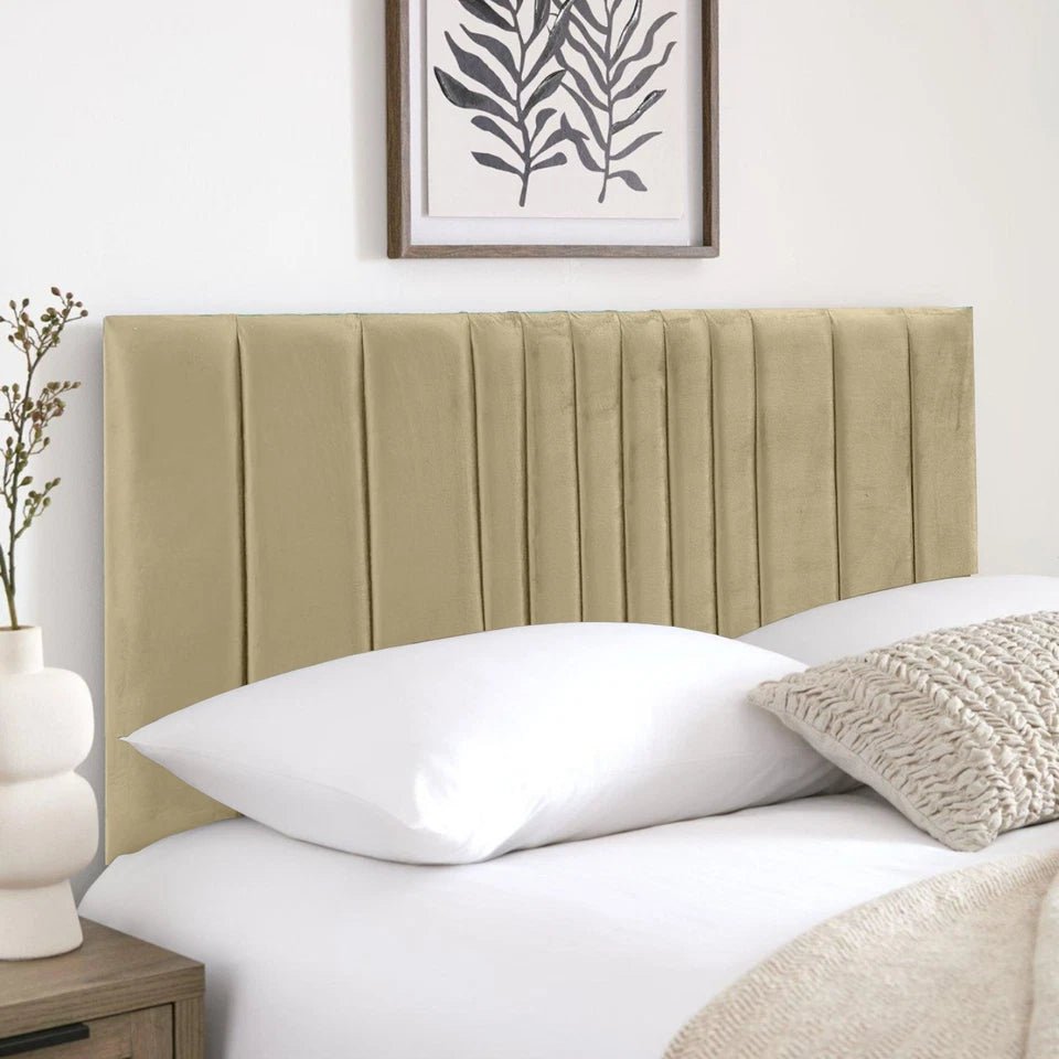 Manhattan Plush Velvet Headboard - JustBed
