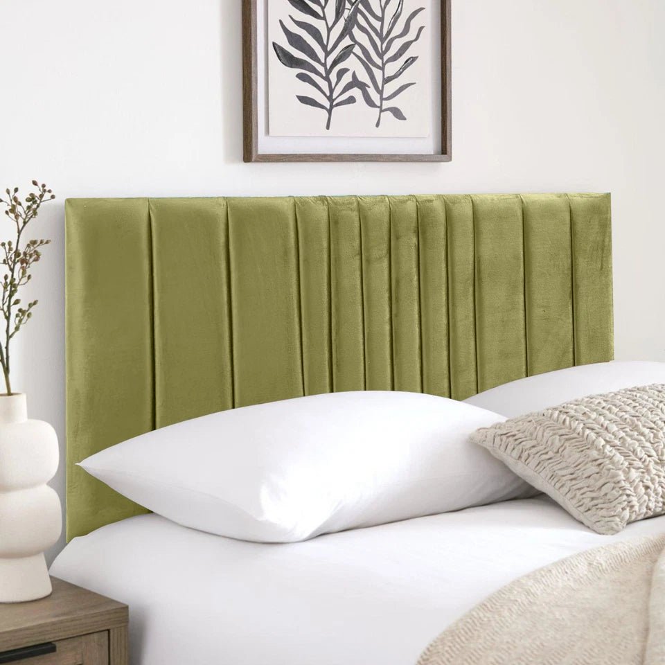 Manhattan Plush Velvet Headboard - JustBed