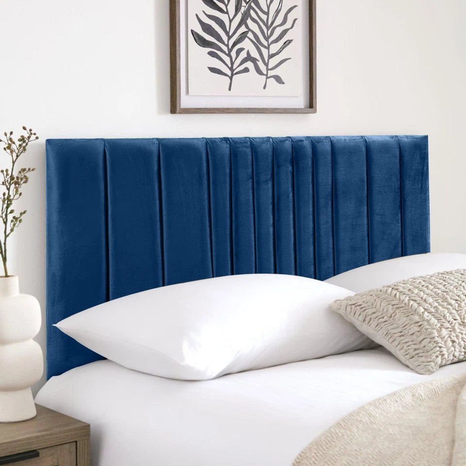 Manhattan Plush Velvet Headboard - JustBed