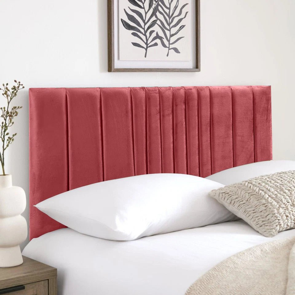 Manhattan Plush Velvet Headboard - JustBed