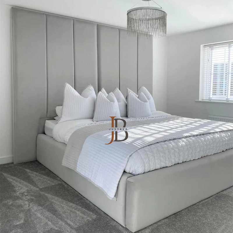 Mario Bed Frame With Tall and Wide Headboard