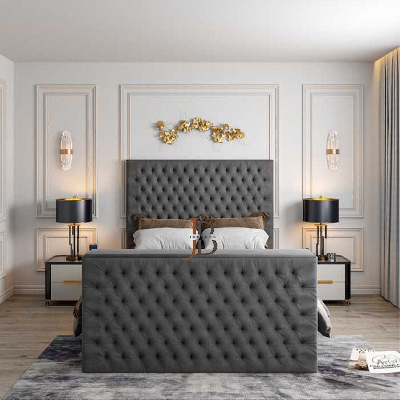 Mid Century Modern TV Bed Frame - JustBed