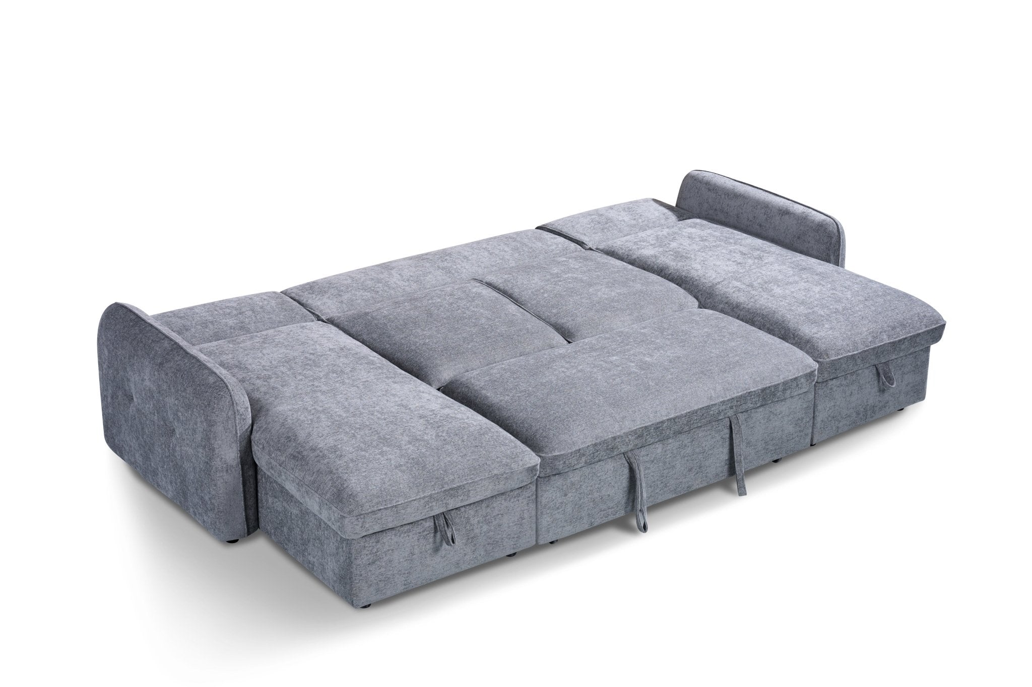 Moscow U Shape Sofabed in Grey - JustBed
