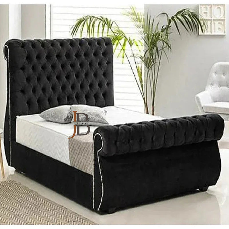 Nawomi Chesterfield Swan Bed Frame