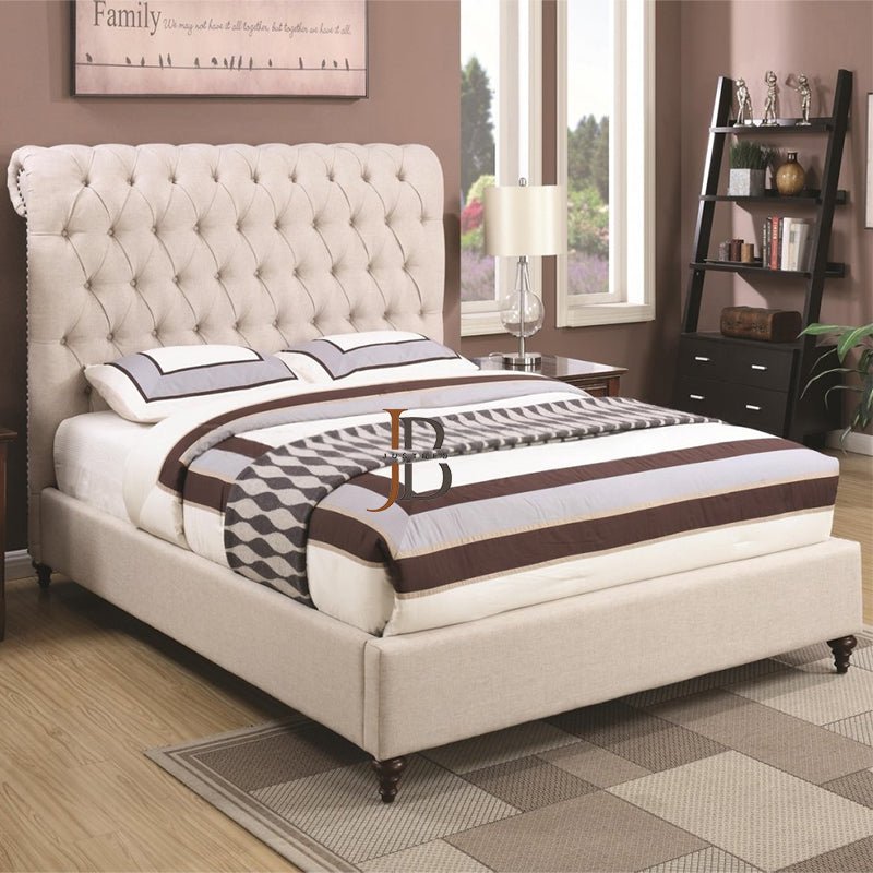 Nara Sleigh Bed Frame - JustBed