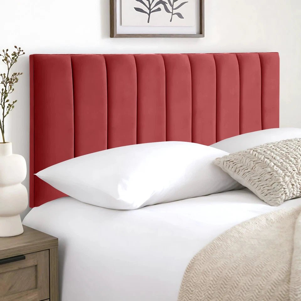 Nine Vertical Panel Headboard For Divan Bases - JustBed