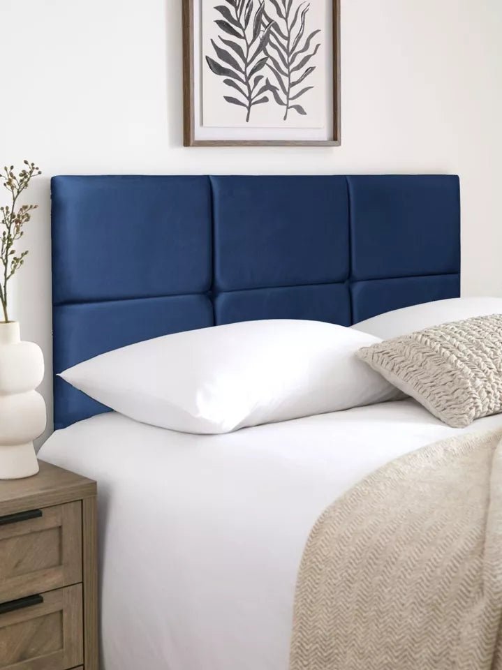 Olive Plush Velvet Headboard - JustBed